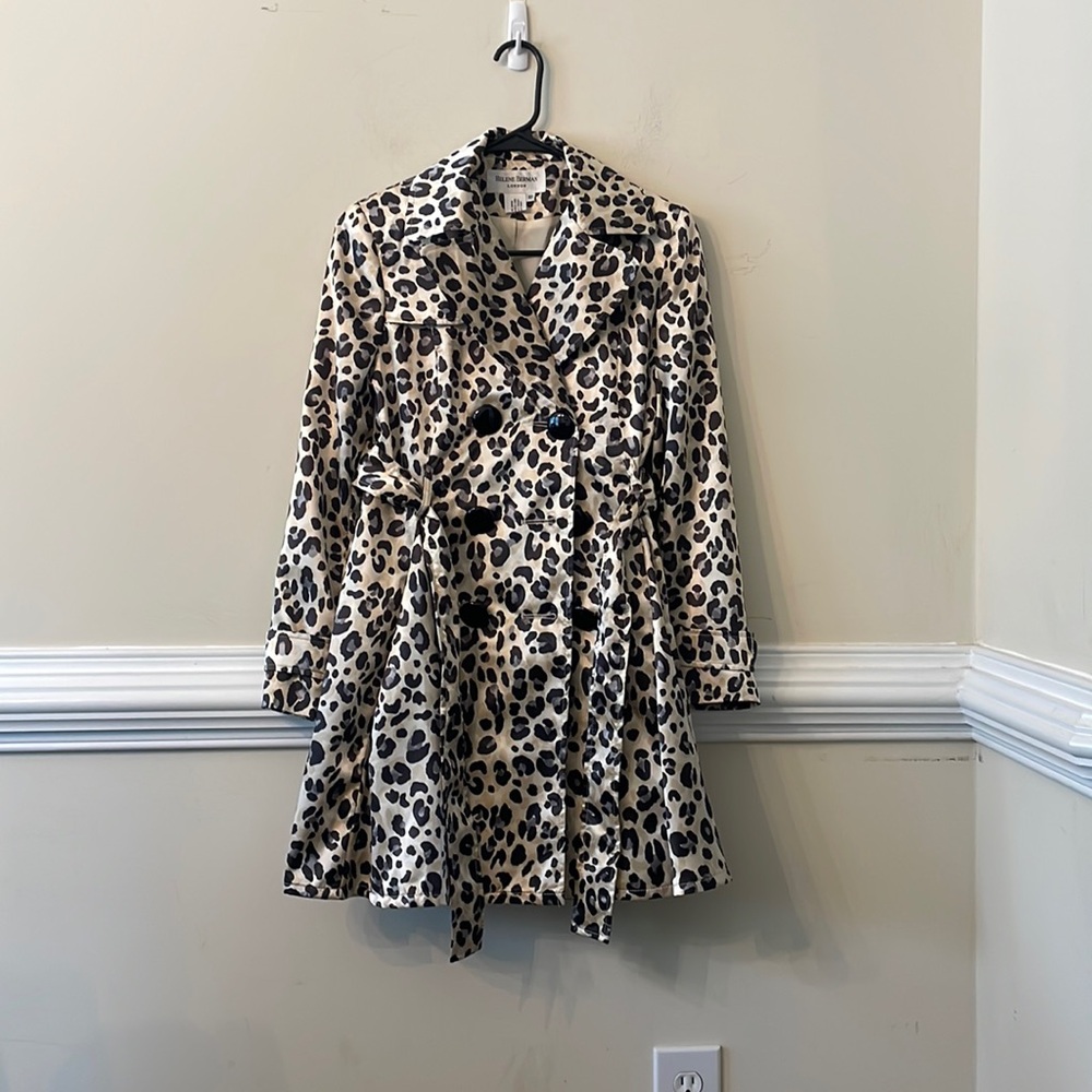 Helene Berman London leopard print coat